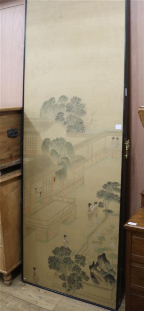 A large two fold screen, H.218cm